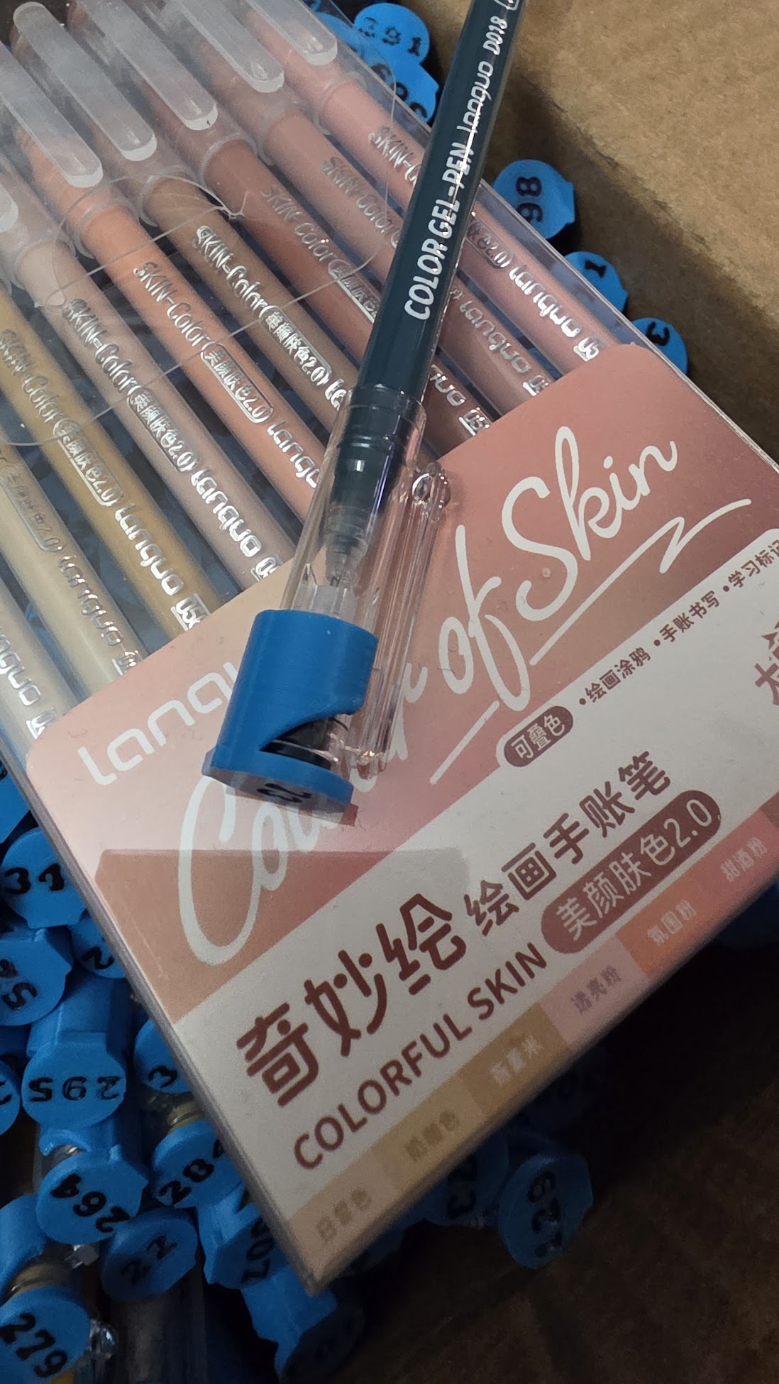 Languo Acryllic Markers Number Tags (1000 Pieces!)