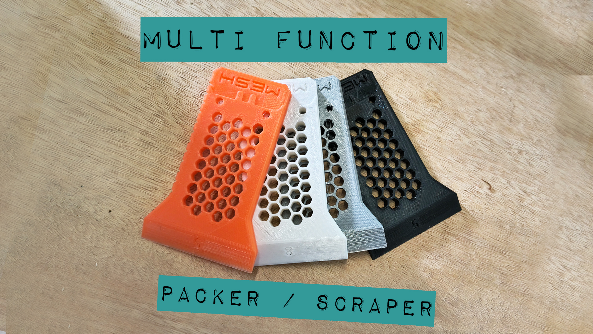 Multi-Function Workshop Packer / Shim (Scraper + Blade Holder)
