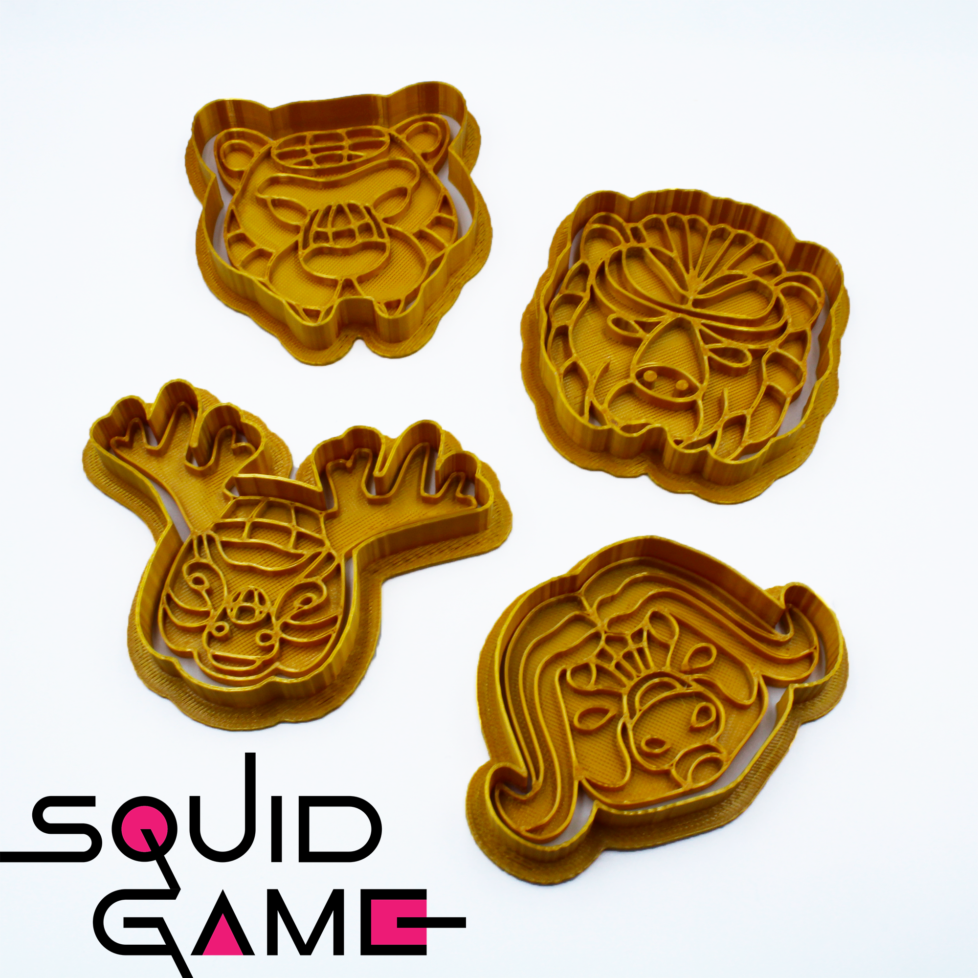 Squid Game VIP Mask Cookie Cutter Set