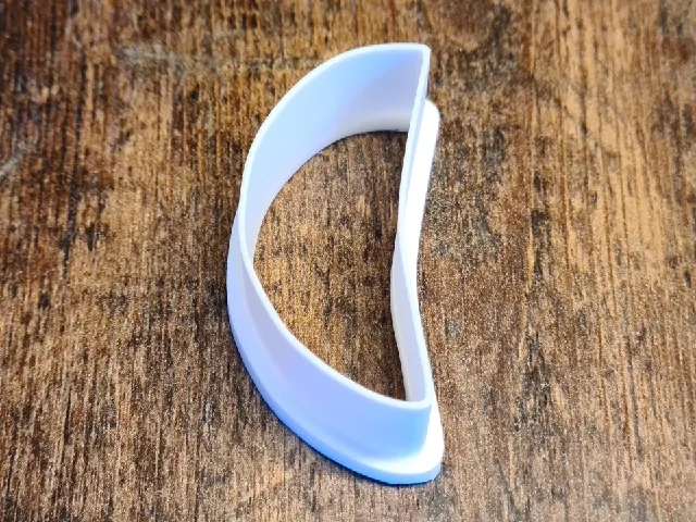 Christmas: moon cookie cutter