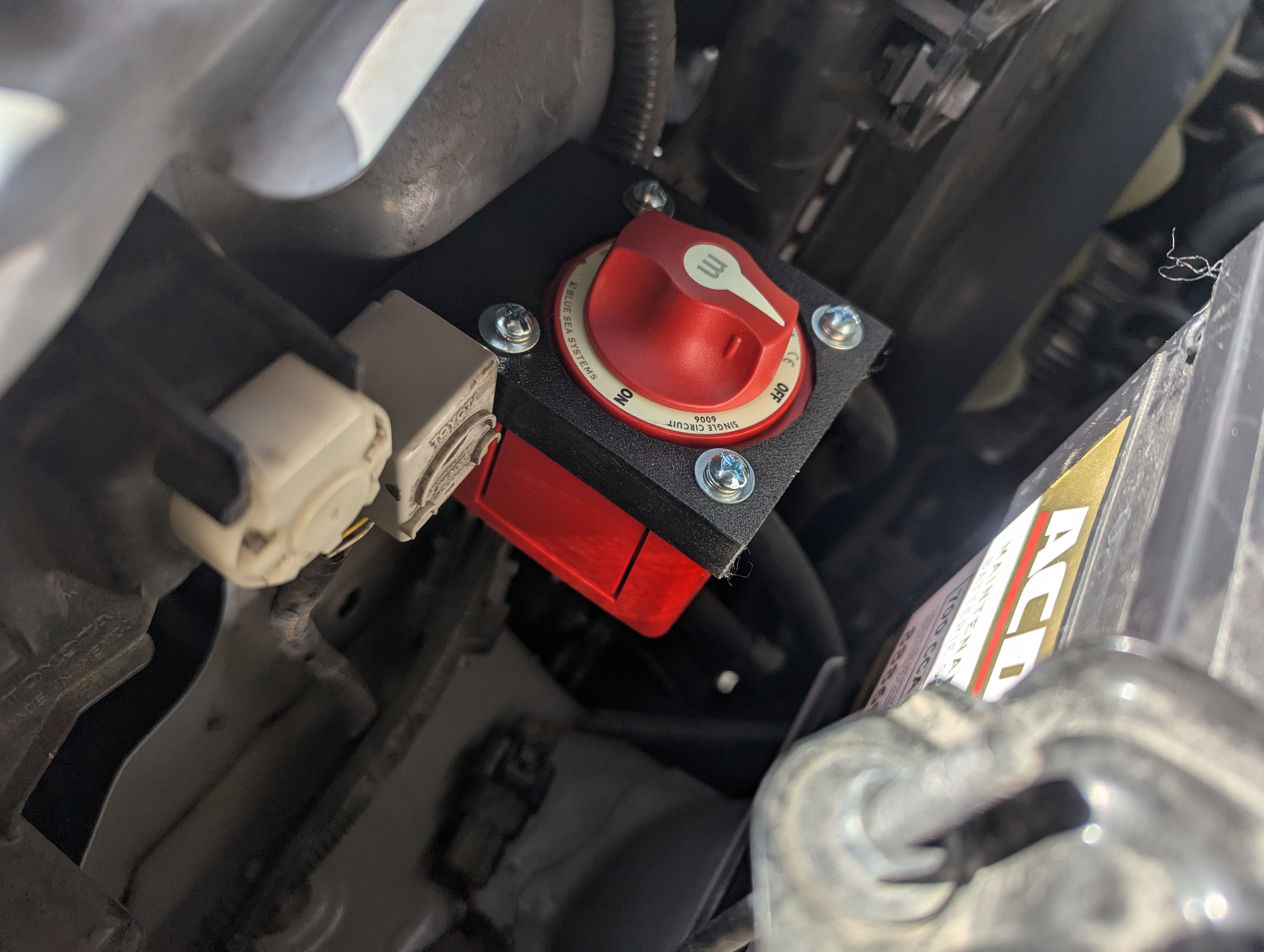 Tacoma 3rd Generation Blue Sea 6006 Holder / Bracket for Winch