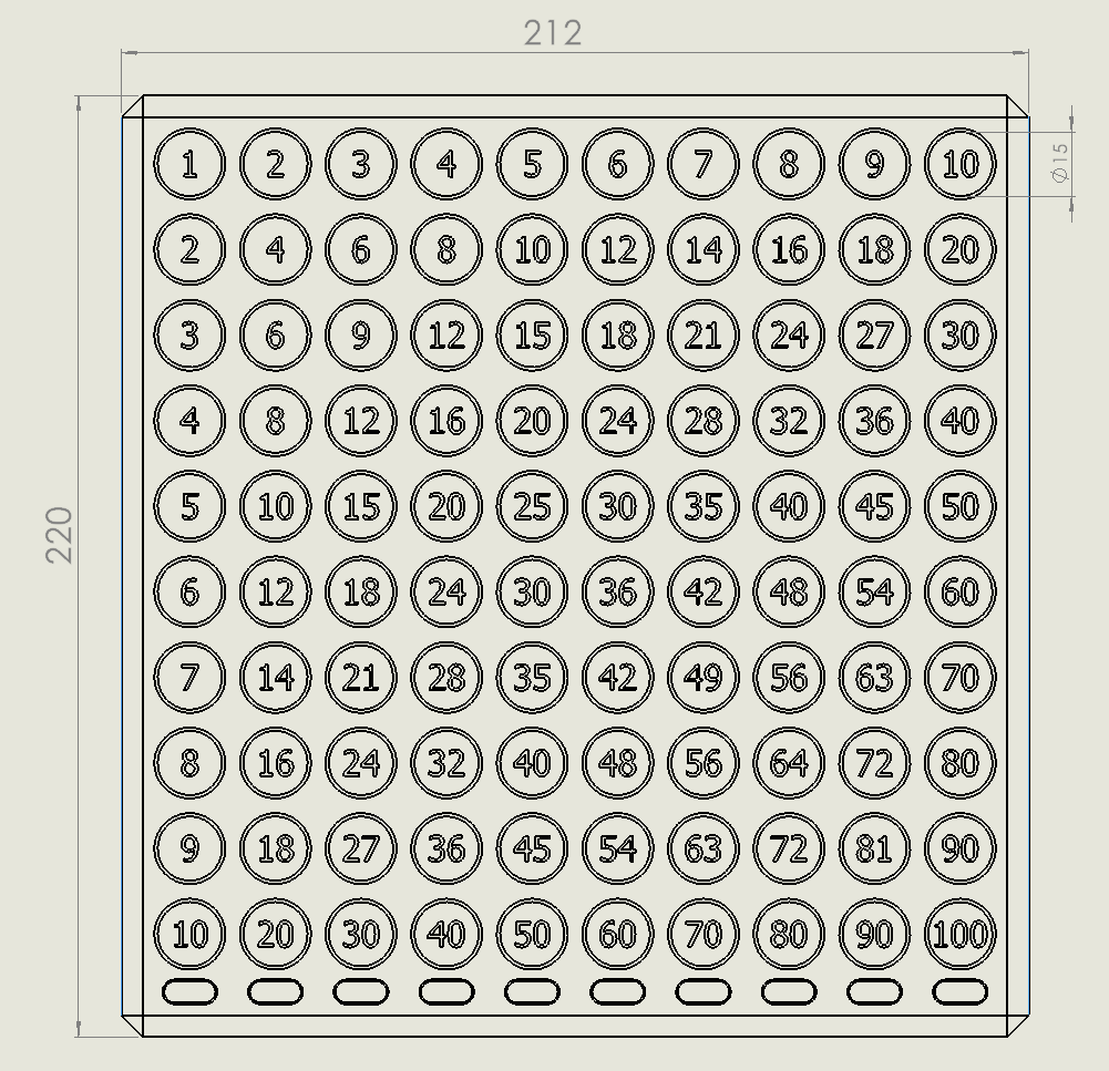 Multiplication Table Board — miniatura 2