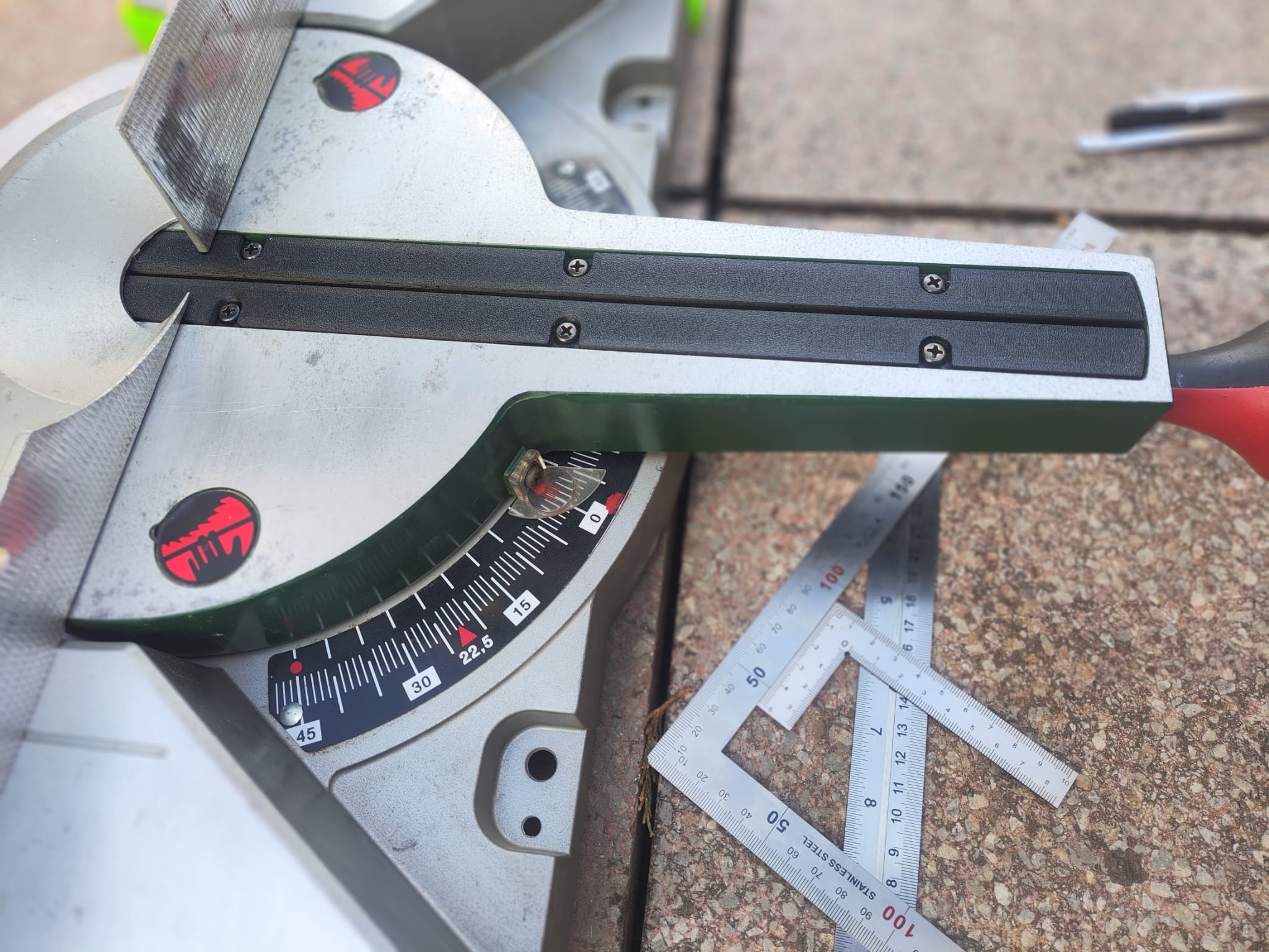 Bosch PCM 8S sliding mitre saw zero clearance inserts