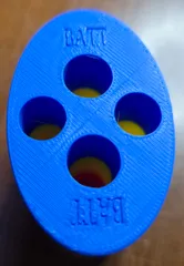 Peltor Hearing Protection Spacer + Battery Holes (Remix)
