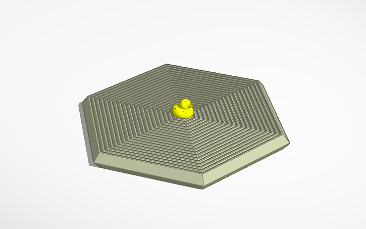 Hexagon Fidget With Duck