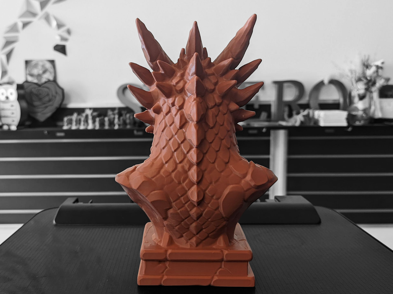 Miniatura 4 do modelo 3D Rock Dragon Bust
