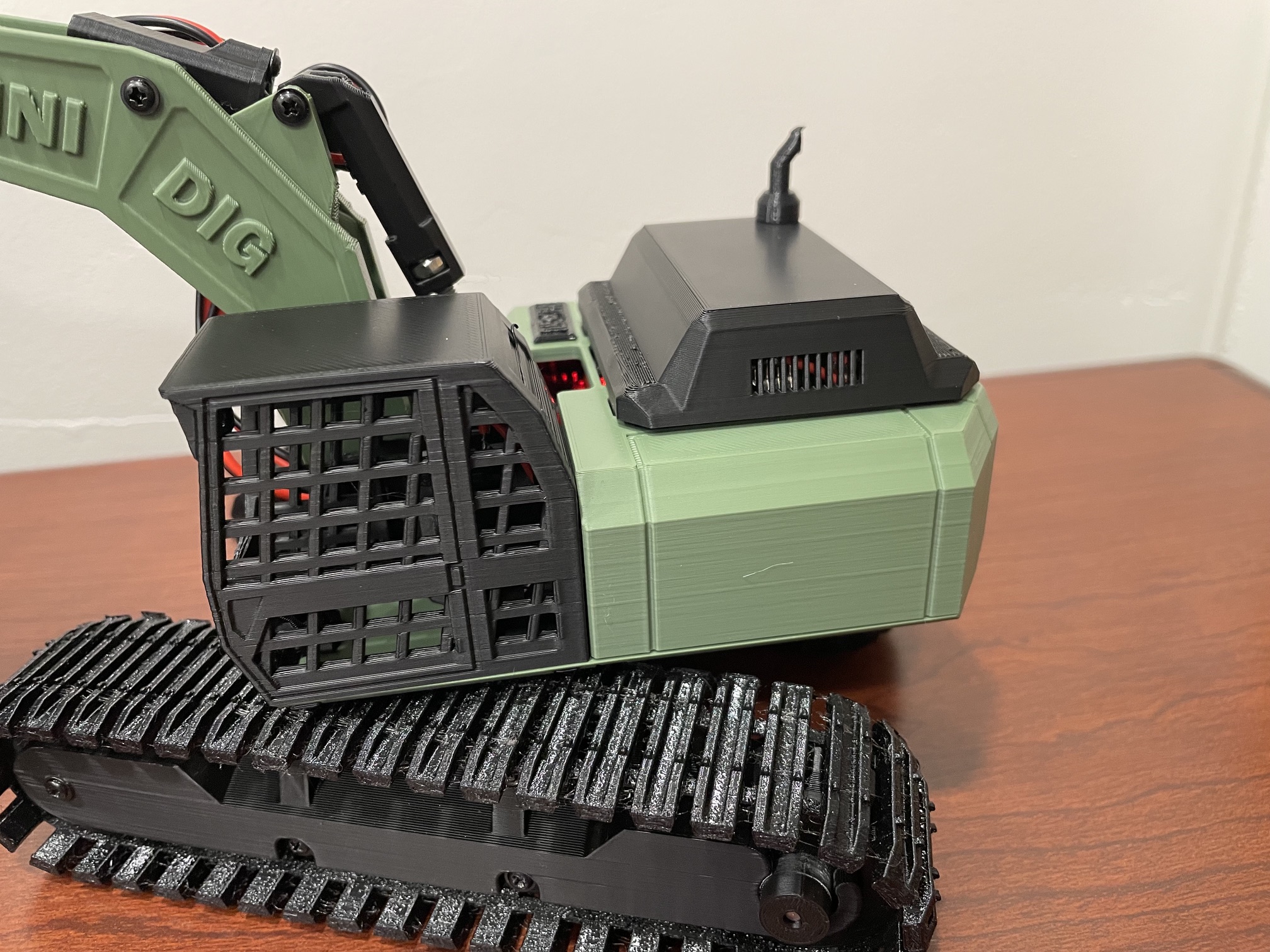 AA Battery Conversion for Professor Boots Excavator