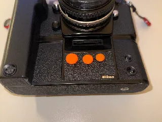 Nikon F3 MD-4 Motor Drive Terminal Cap Covers by notyahc67