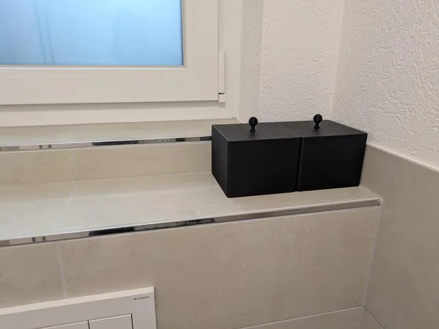 Box for hygiene products