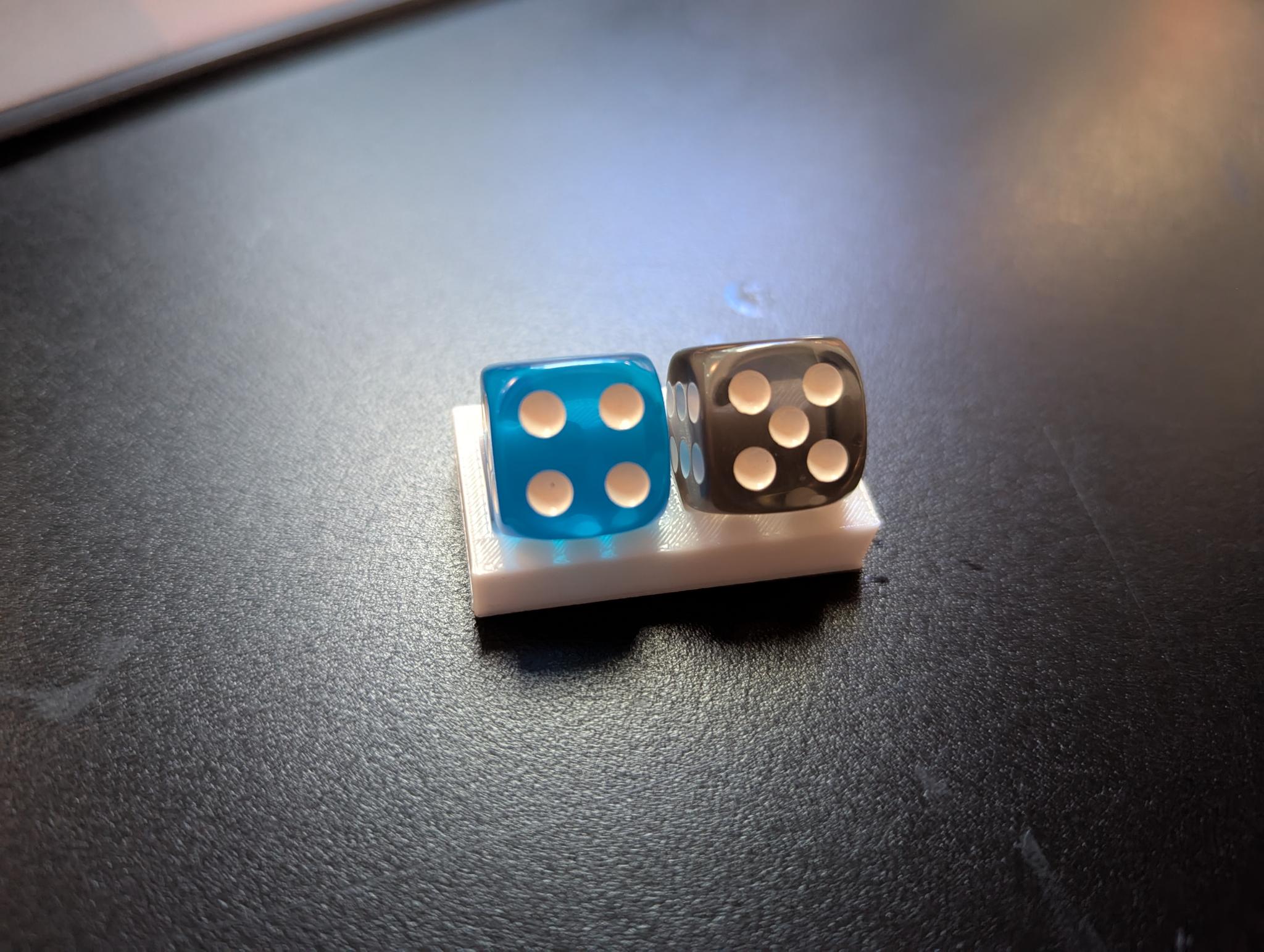 Dice 45 Degree Display - 2d6