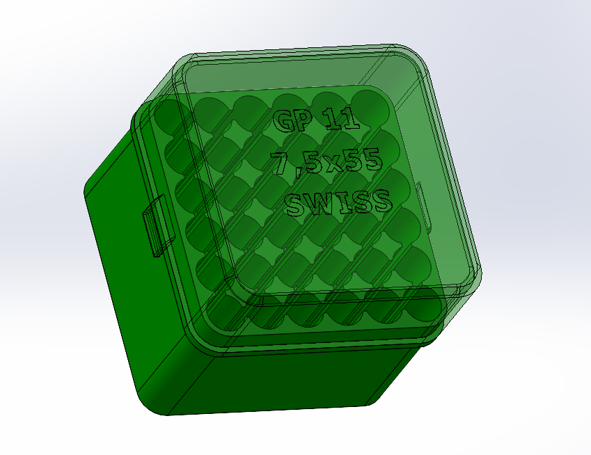 Ammunition Box PG11 7,5x55 Swiss