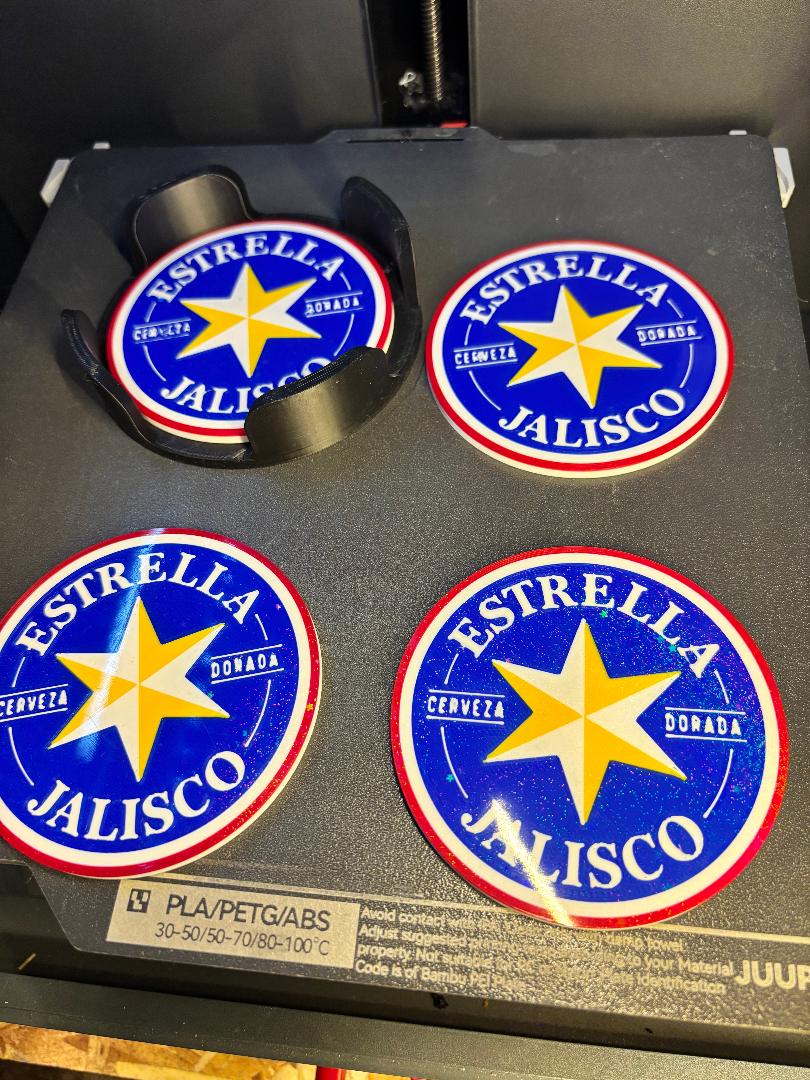 Estrella Beer Coaster set — thumbnail 3
