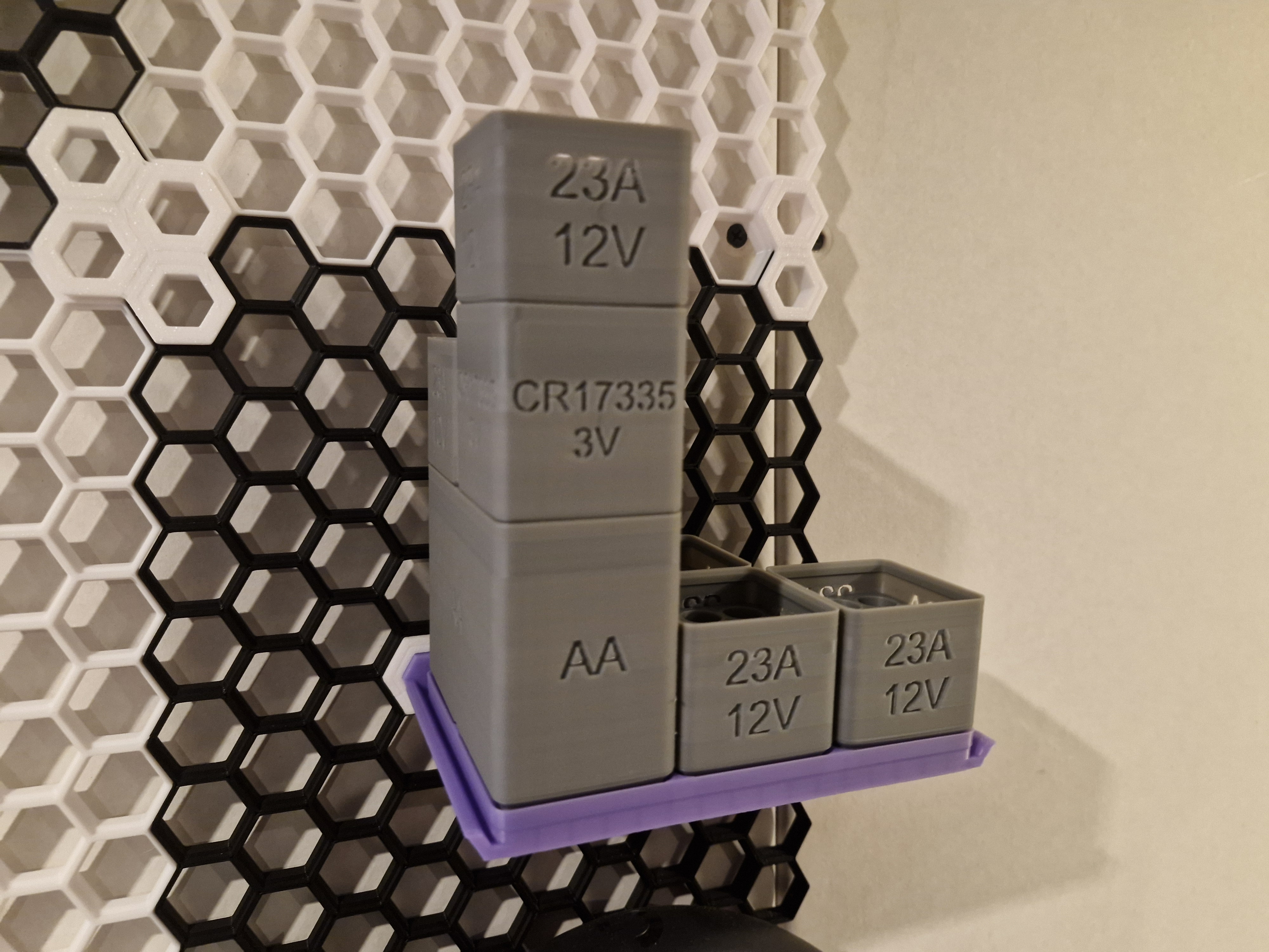 Gridfinity stackable batterystorage (CR17335 3V) — thumbnail 4