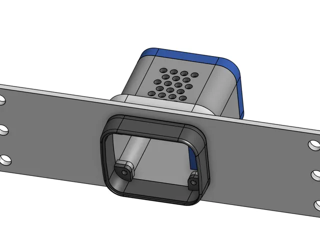 1U 6" (six inch) rack mount for fOmO kVm