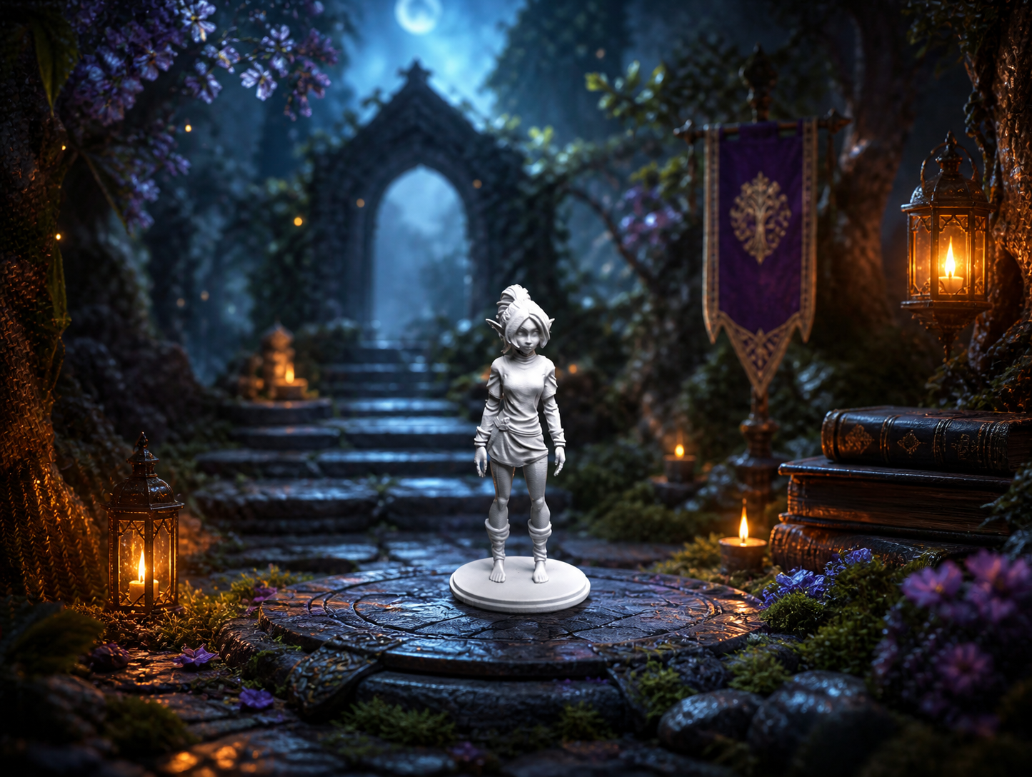 Classic Elf Girl – Fantasy Adventurer