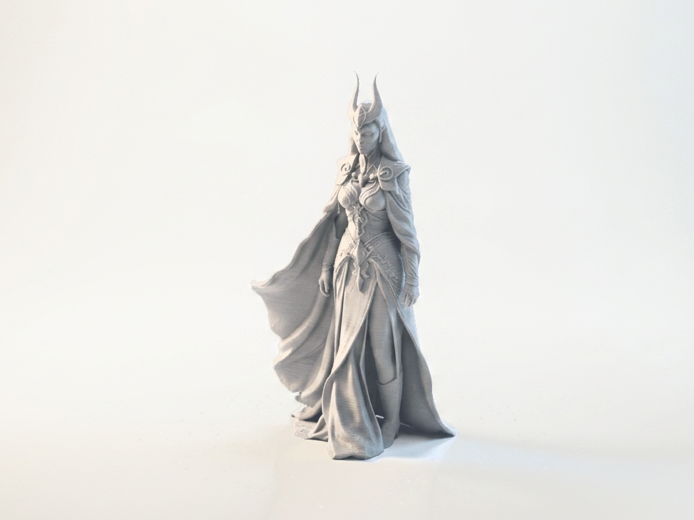 Goddess Figurine Fantasy Mythology 3D Printable