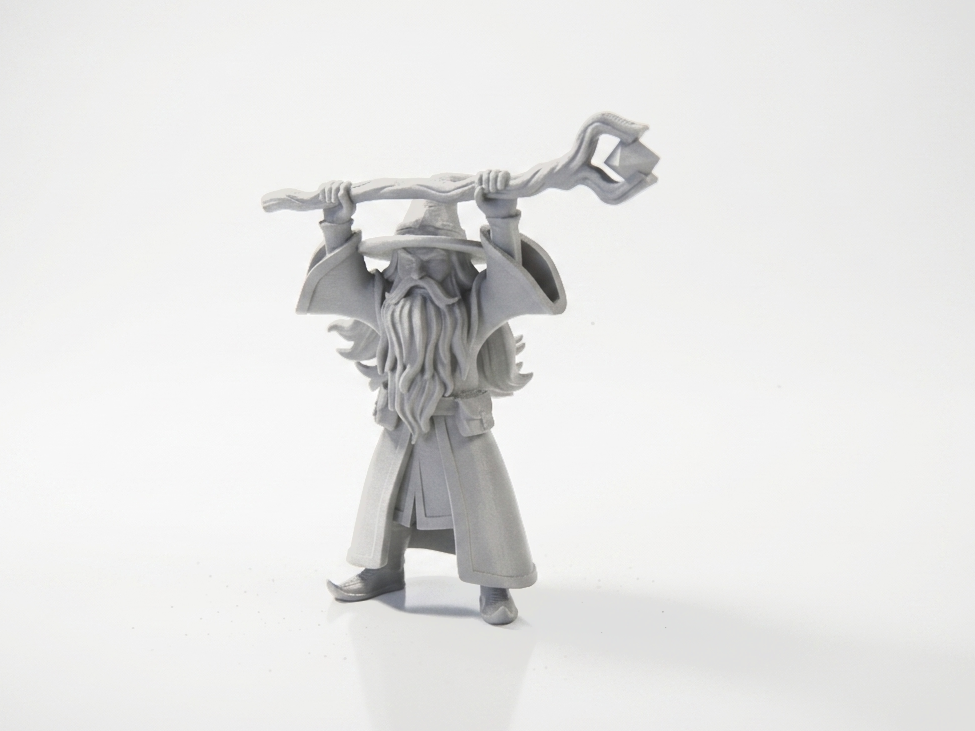 Wizard Figurine Fantasy Mythology 3D Printable