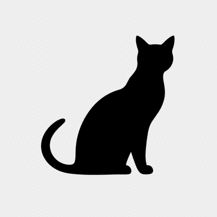 Cat decoration 2d v.1