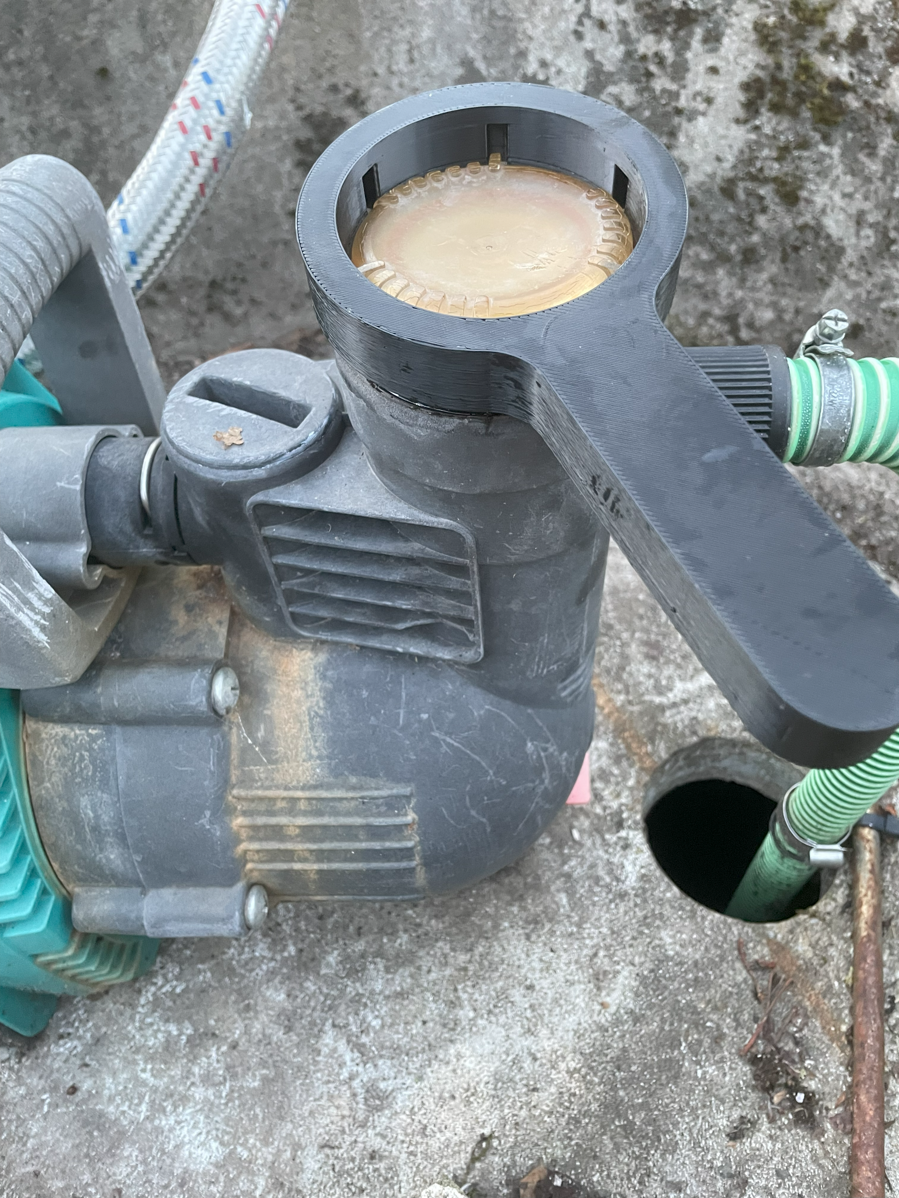Gardena Gartenpumpe Fillter Schlüssel