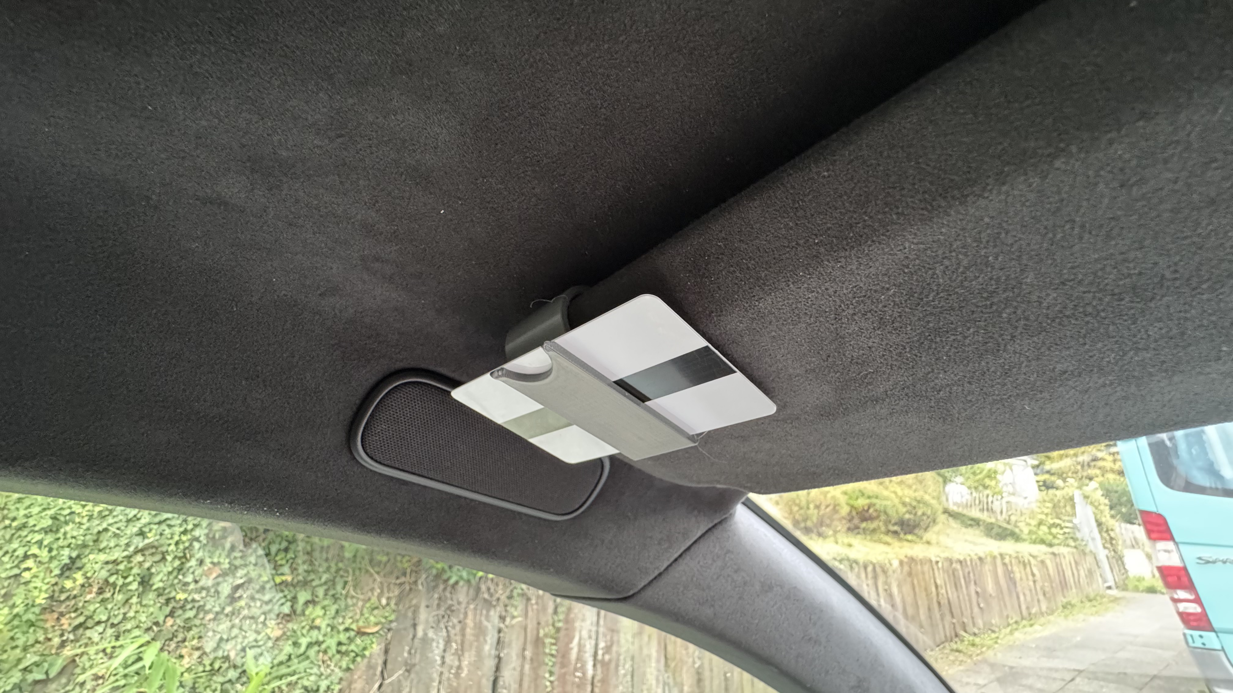 Cardholder for car sun visor