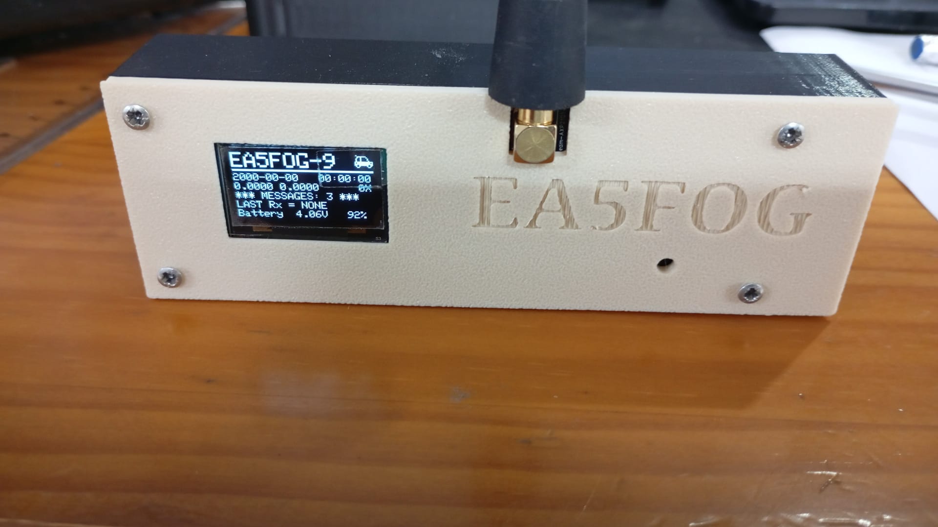 Enclosure for Lilygo T-Beam with space for big GPS antenna APRS Lora or Meshtastic