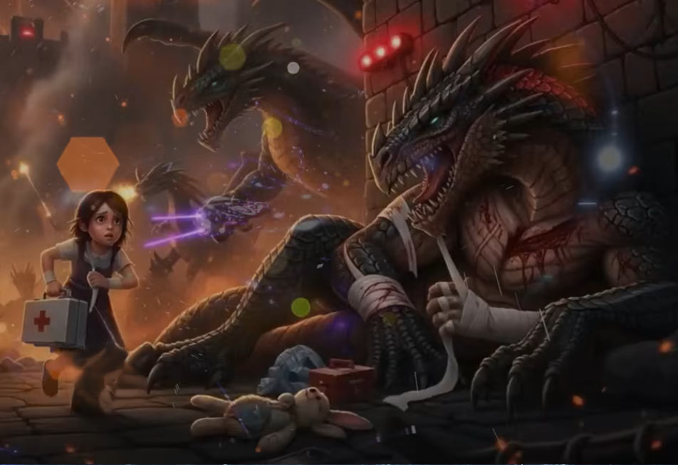 First Aid in a Dragon's Lair
