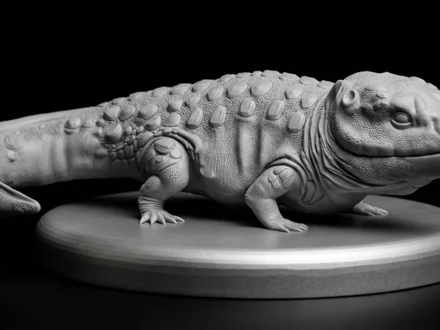 Koolasuchus Statue