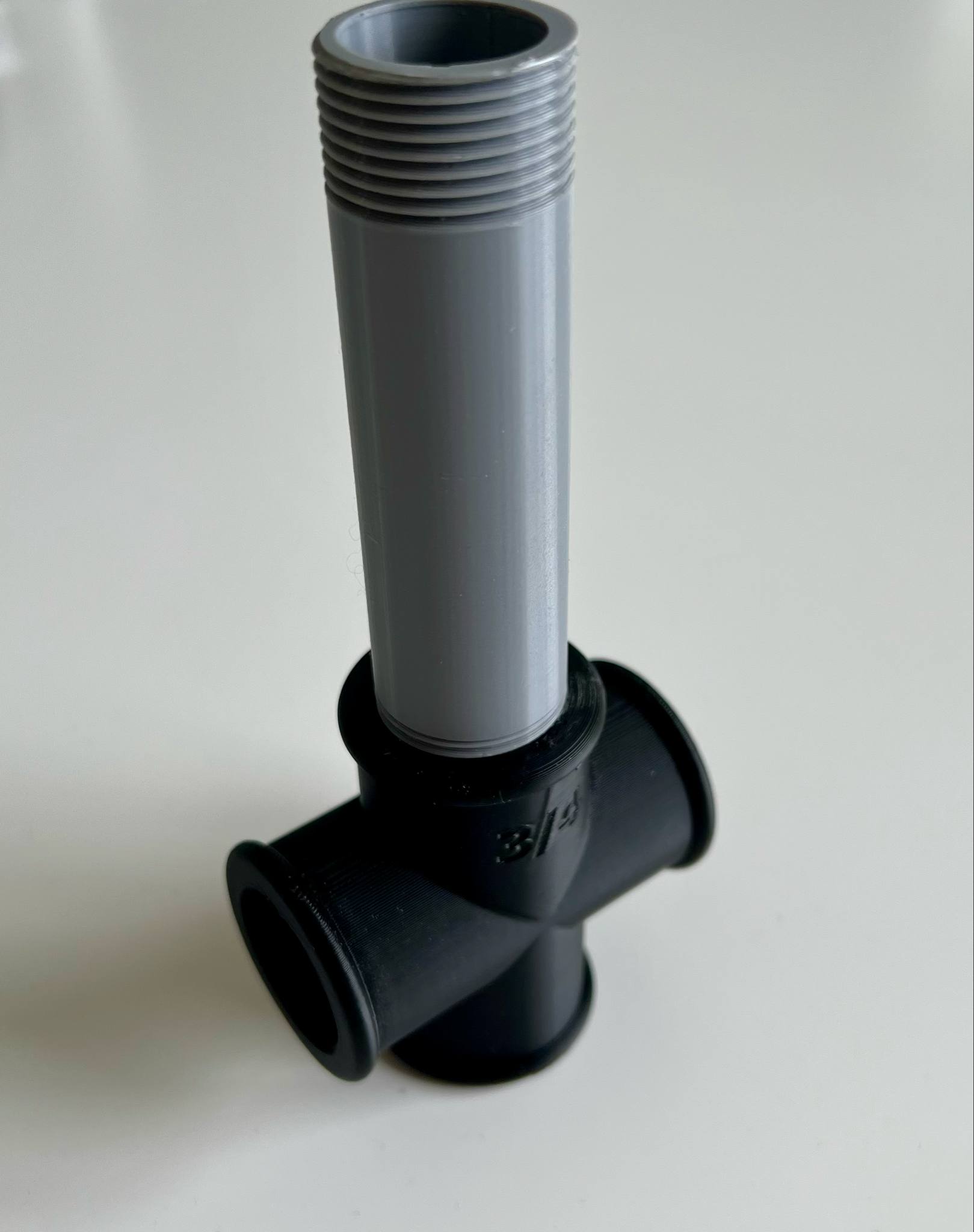 3/4" Pipe cross connection