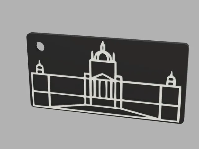 Czech national museum keychain