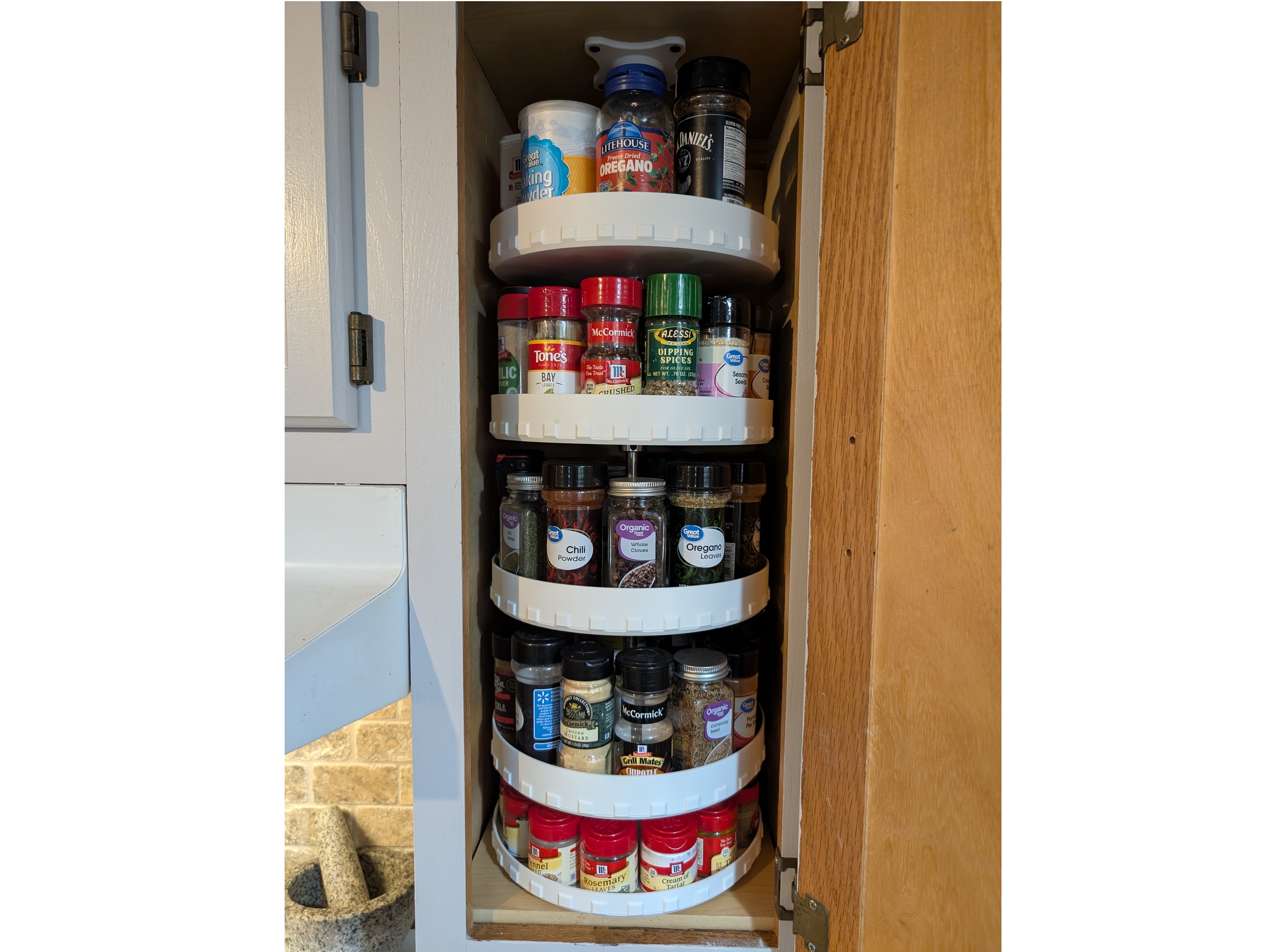 Spice rack - rotating carousel - parametric