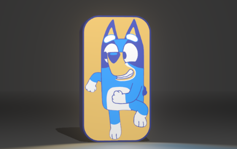Lightbox - Dancing Bluey