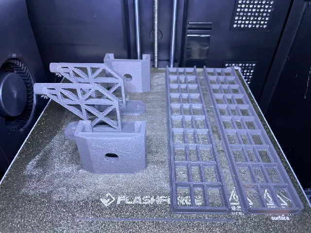 Model Train Shelf Trestle