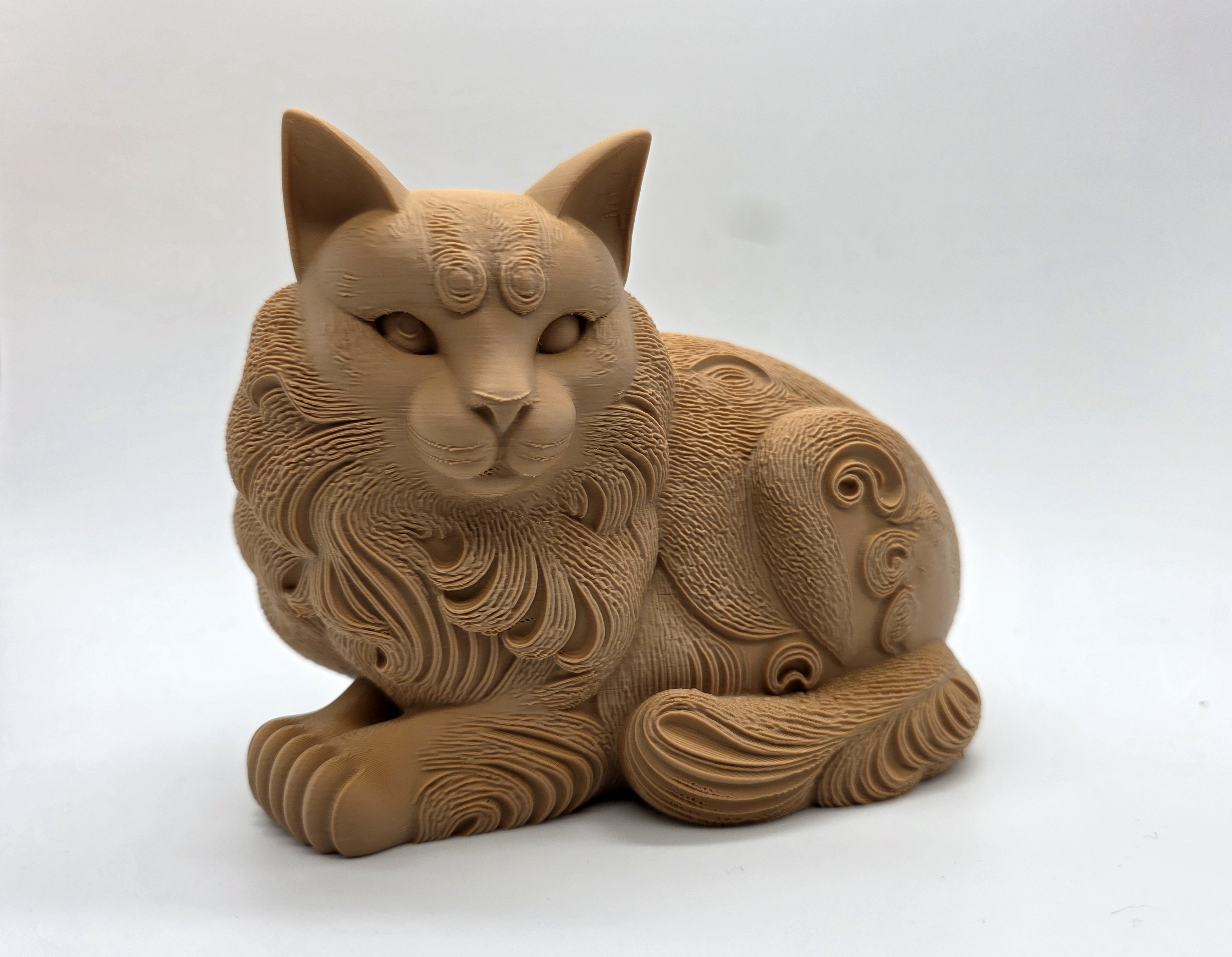 Mythic Cat Sculpture
