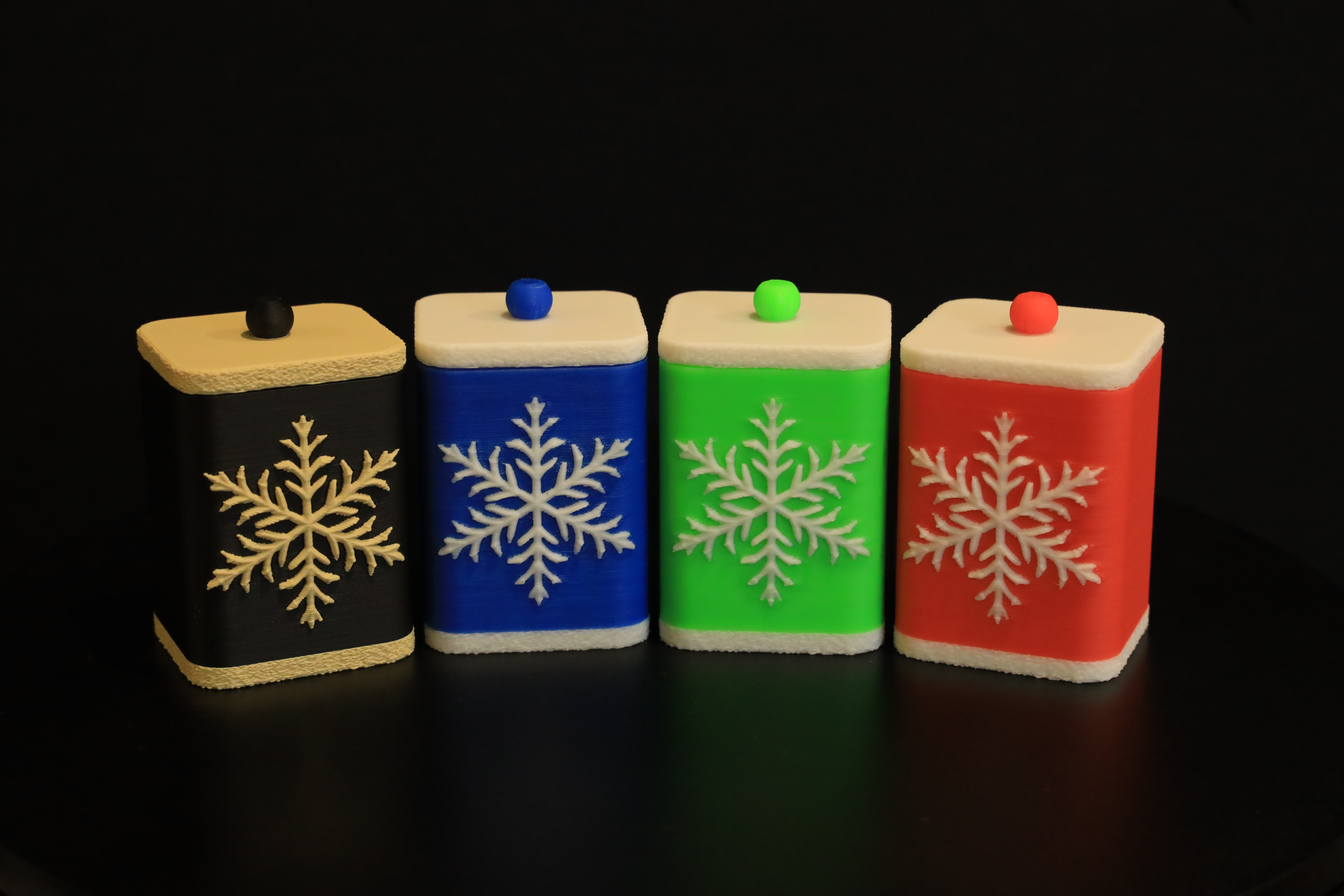 Winter Snowflake Container / Box — miniatura 2