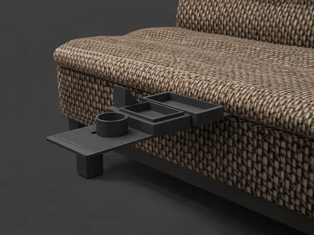 Slide & Stay – Modular Sofa Side Table for Clic-Clac & Couch