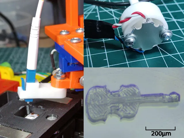 High Resolution Resin Print Head For RepRapMicron