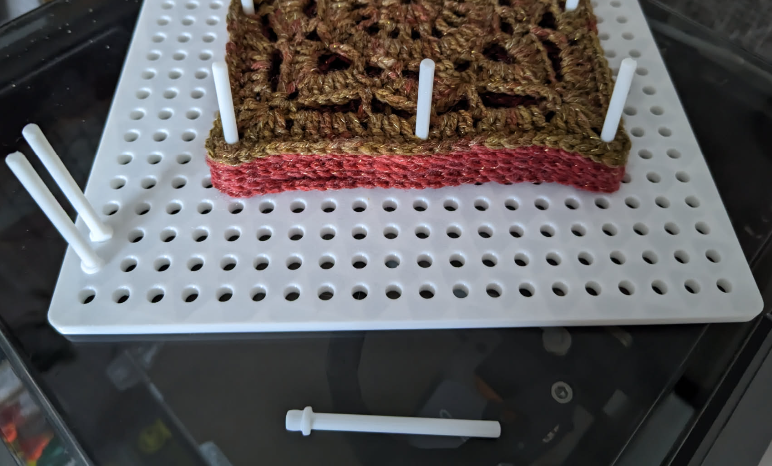 Improved poles for Crochet Granny Block