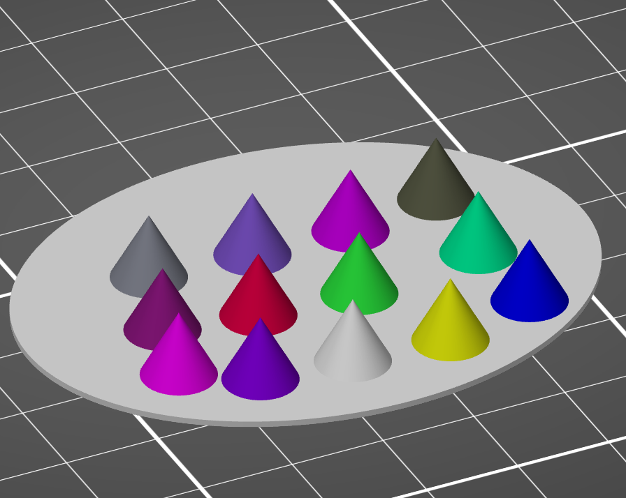 ColorMix Cones for Prusa MK3S+