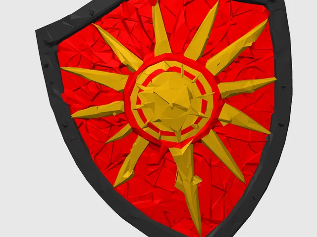 Hylian Shield with daybreaker design