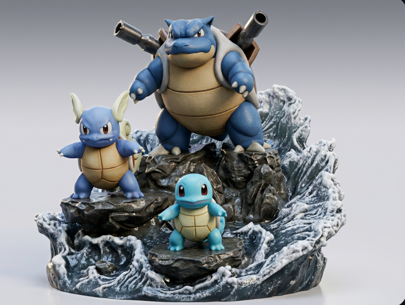 Water Pokémon Evolution Family