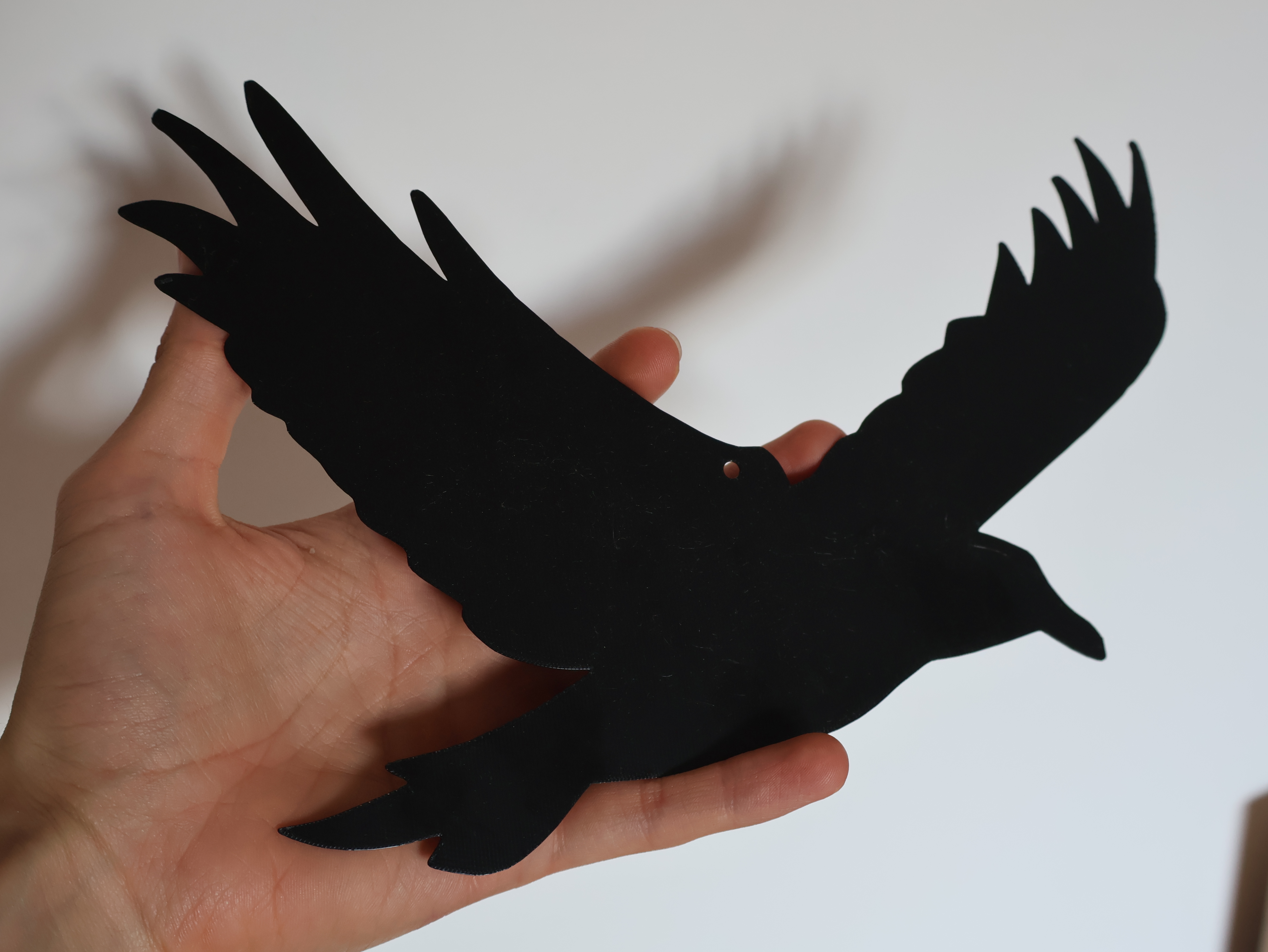 Pigeon Repellent Raven Crow Syle 1 - Drak