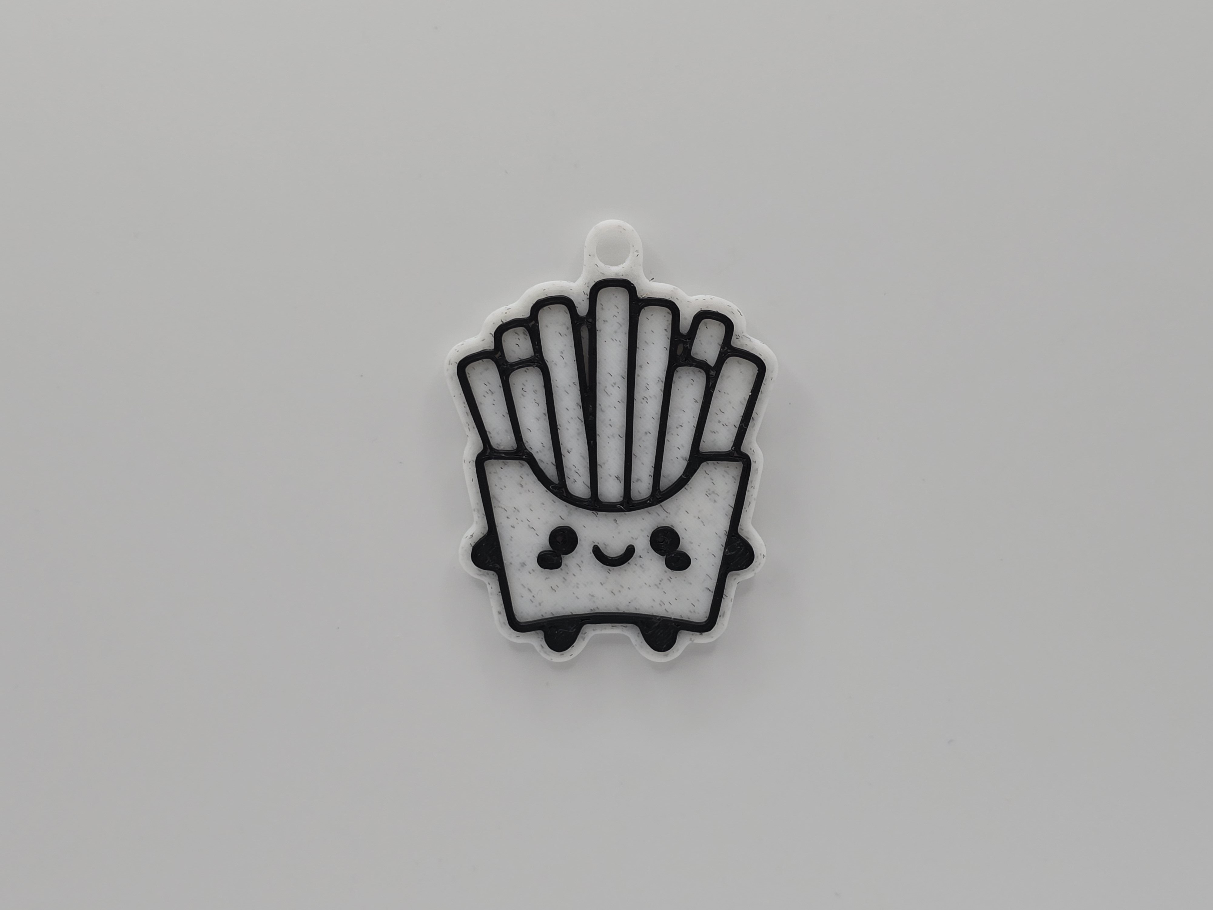 Cute French Fries Keychain