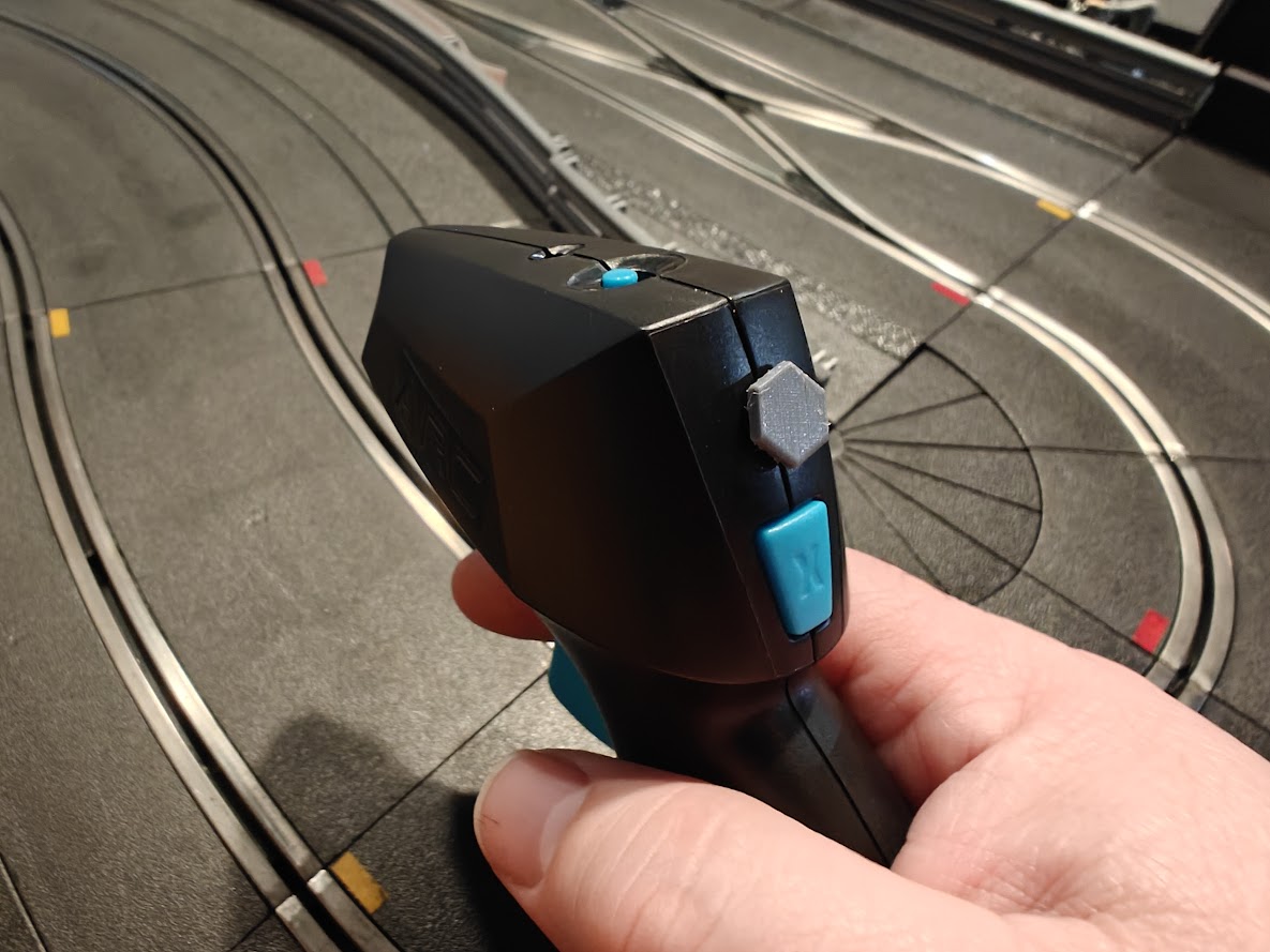 Lane Change Button for Scalextric ARC Air controller to convert to ARC Pro Digital or oXigen Digital wireless controller