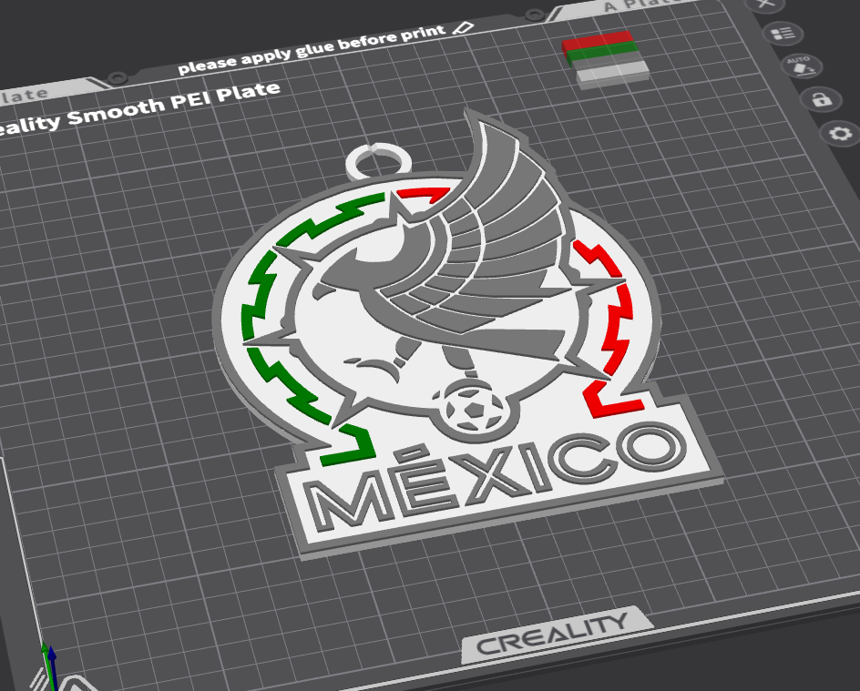 Necklace for Mexico supporters