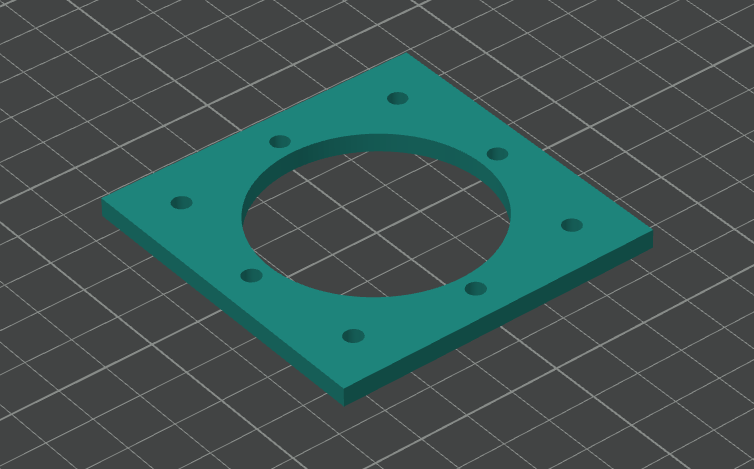 60 to 50mm fan adapter