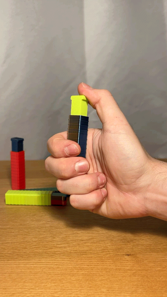 Miniatura 3 do modelo 3D Push Button Fidget Toy