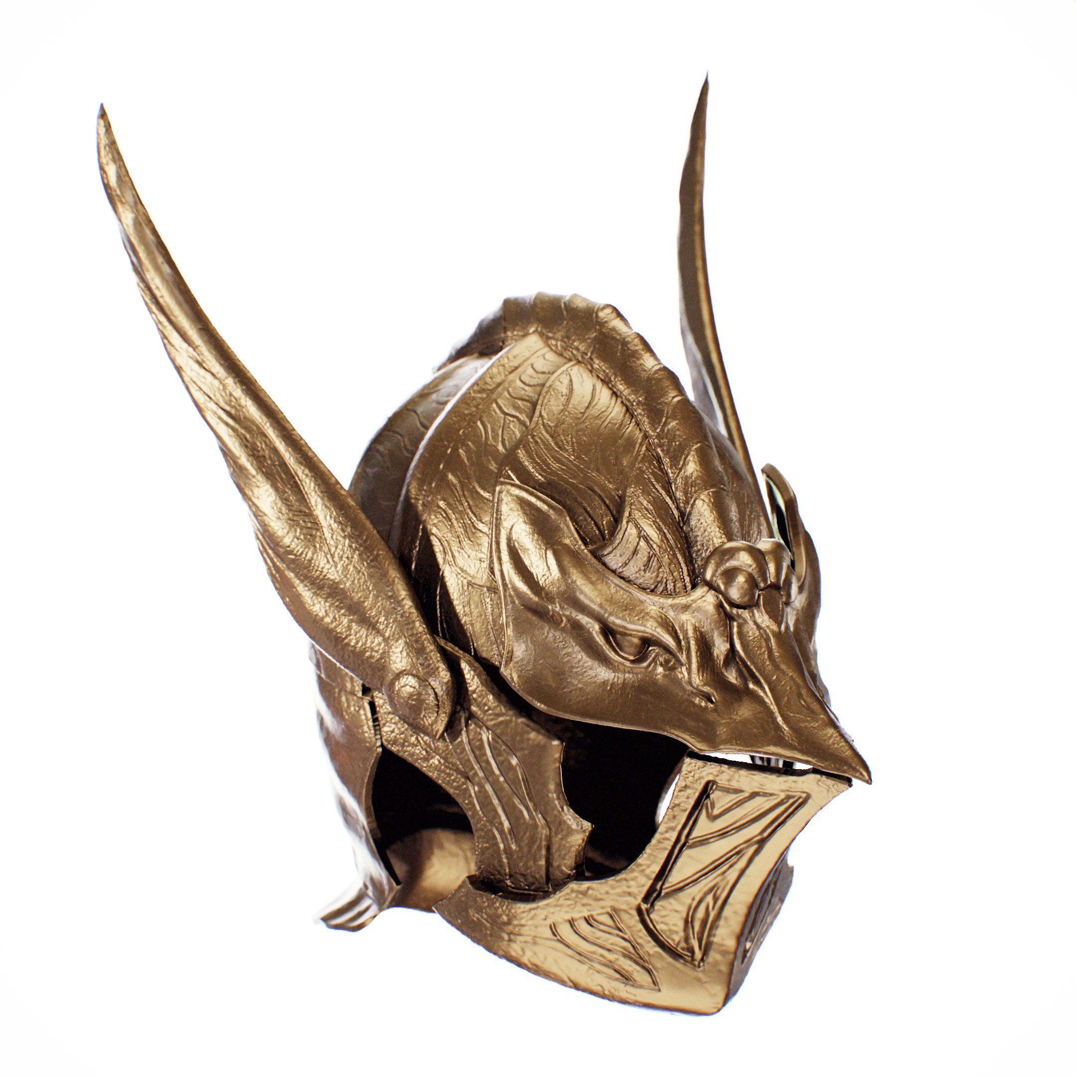 Wylder Dawn Gold Helmet from Elden Ring Nightreign - Print by parts - Wylder Casco de Elden Ring Nightreign Impresión por partes - Armadura