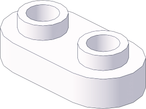 1x2 Round Plate Lego Compatible