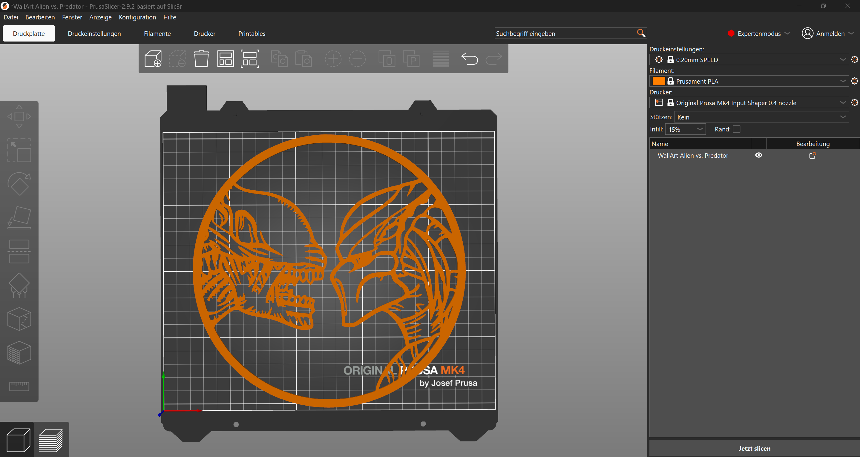Miniatura 2 do modelo 3D WallArt Alien vs. Predator