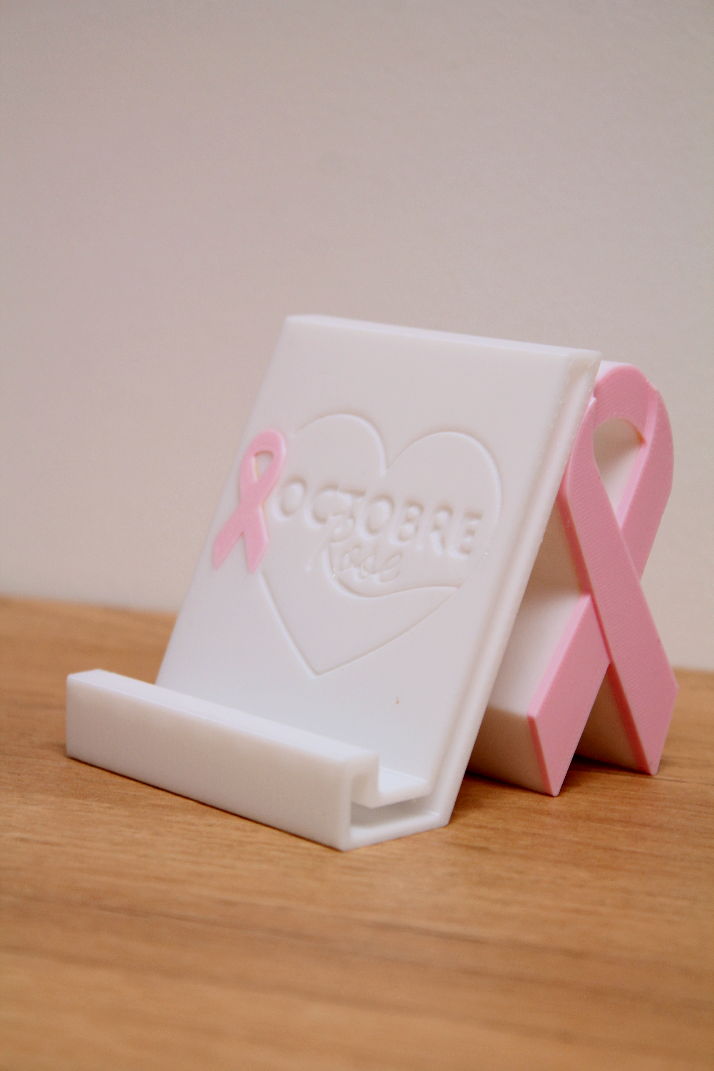 Support de téléphone OCTOBRE Rose